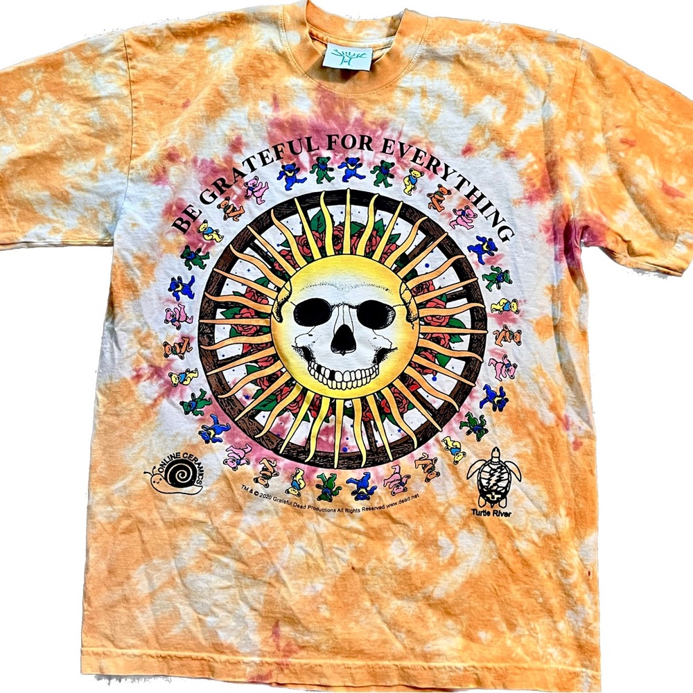 Online Ceramics Grateful Dead inspired tee shirt size M